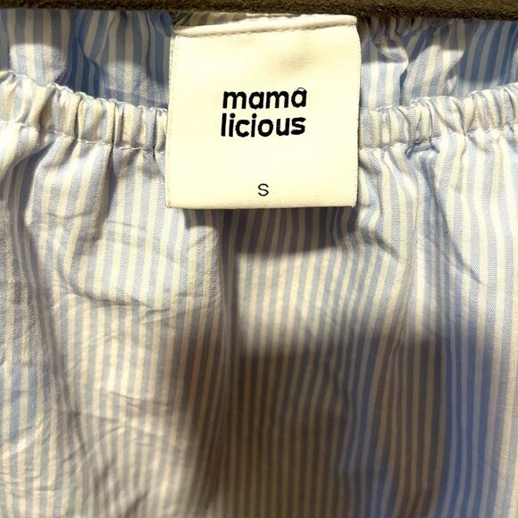 Mama Licious Off the shoulder woven dress Small - Picture 3 of 5